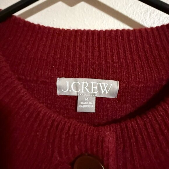 J. Crew Relaxed Milano-Stitch Cardigan Size Medium - Picture 5 of 6